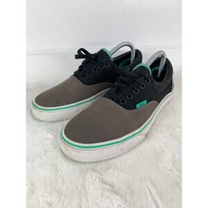 Vans Sneakers Men's Size 9 Gray Green Low Top Lace Up Skate Casual Shoes